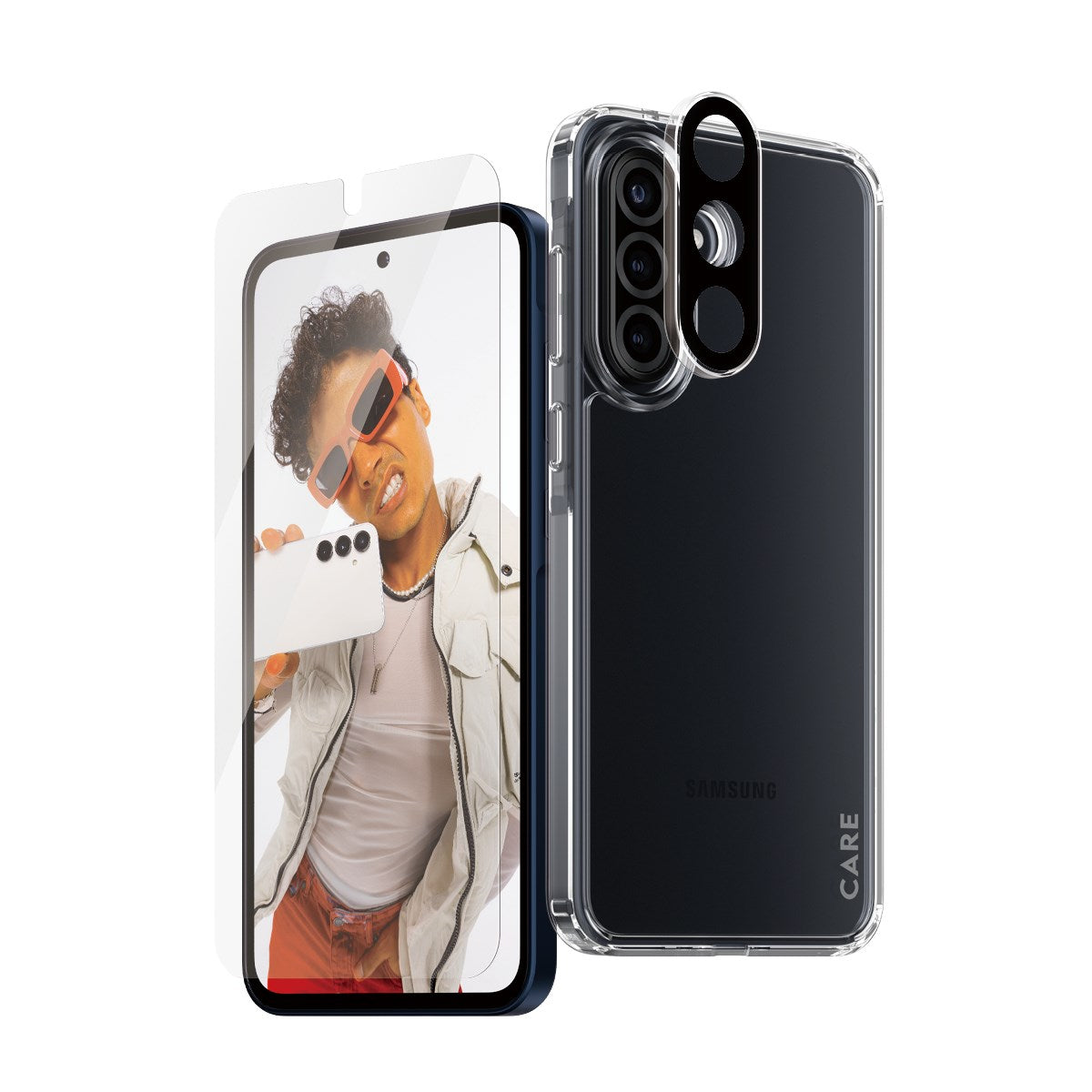 CARE by PanzerGlass® Flagship 3-in-1 Set Samsung Galaxy A36 5G